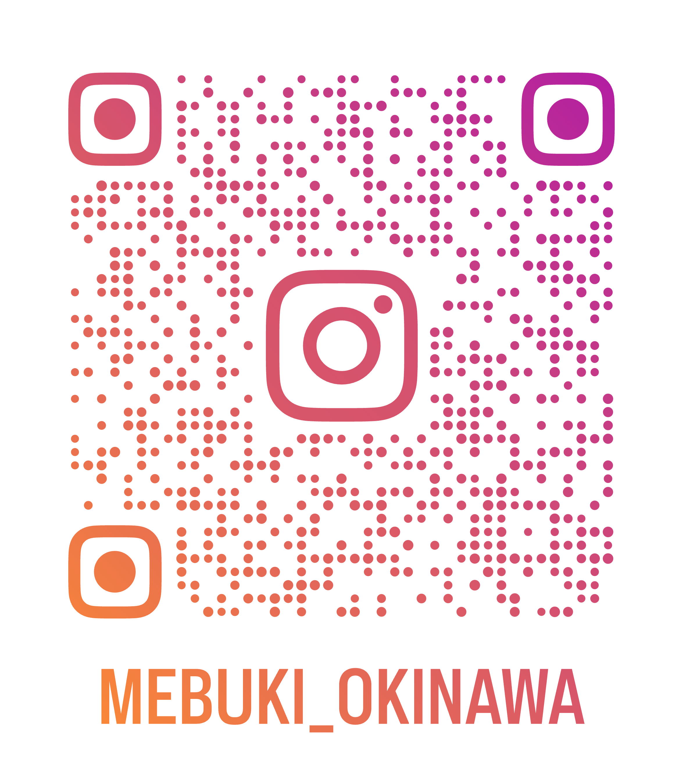 めぶきInstagramのQRコード